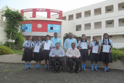 Adarsh Public School-Campus-View with students